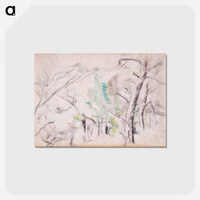 アートポストカード-Trees (Arbres); Encagnane with the Pilon du Roi (Encagnane et le Pilon du Roi)
 - バーンズ・コレクション Postcard.
