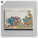 アートパネル-English Patriots Bowing at the Shrine of Despotism
 - イェール大学アートギャラリー Canvas.