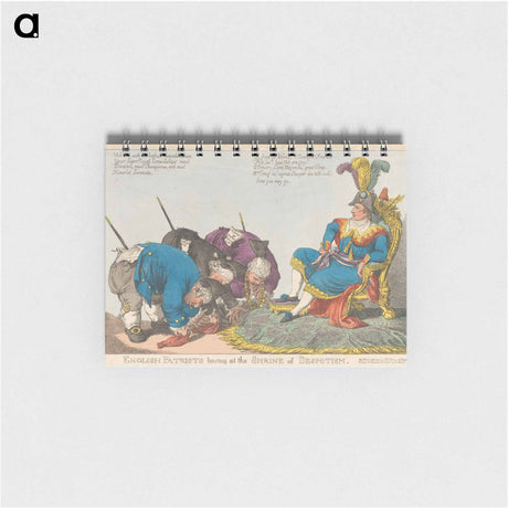 アートメモ帳-English Patriots Bowing at the Shrine of Despotism
 - イェール大学アートギャラリー Memo.