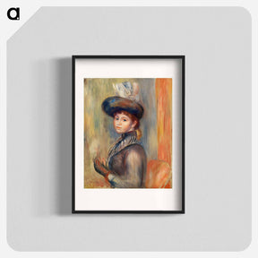 アートポスター-Girl in Gray-Blue
 - バーンズ・コレクション Poster.
