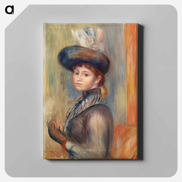 アートパネル-Girl in Gray-Blue
 - バーンズ・コレクション Canvas.