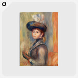 アートポストカード-Girl in Gray-Blue
 - バーンズ・コレクション Postcard.