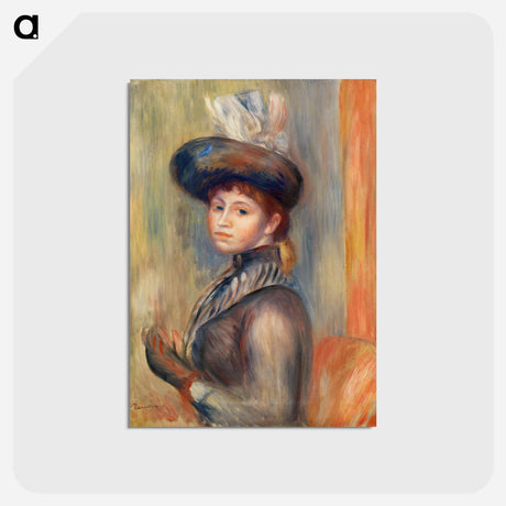 アートポストカード-Girl in Gray-Blue
 - バーンズ・コレクション Postcard.