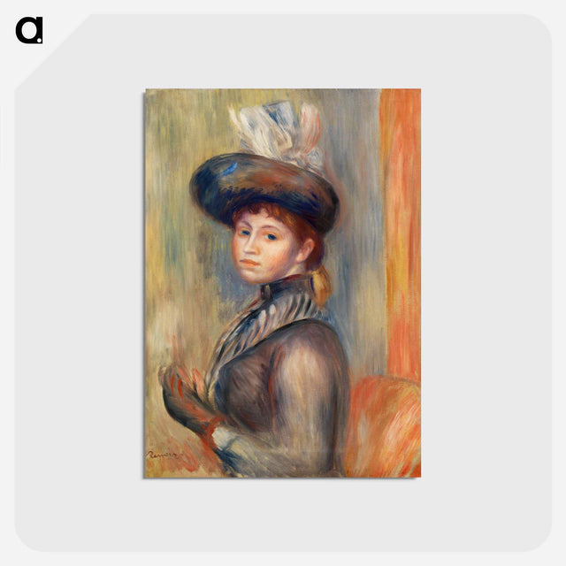 アートポストカード-Girl in Gray-Blue
 - バーンズ・コレクション Postcard.