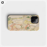 Act III from the Play Kanadehon Chushingura, "A Kana Primer for the Treasury of Loyal Retainers" - Katsushika Hokusai Phone Case.