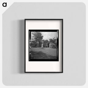 アートポスター-The home of a family in Oklahoma County. Elm Grove, Oklahoma. - ドロテア ラング Poster.