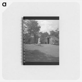 アートメモ帳-The home of a family in Oklahoma County. Elm Grove, Oklahoma. - ドロテア ラング Memo.