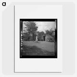 The home of a family in Oklahoma County. Elm Grove, Oklahoma. - Dorothea Lange Poster.