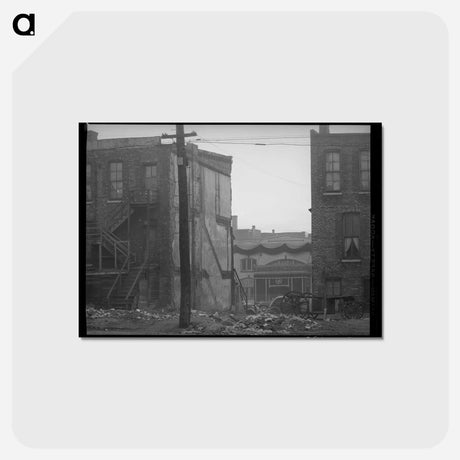アートポストカード-Southside Chicago
 - ラッセル リー Postcard.