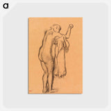 アートポストカード-Bather Drying Herself
 - バーンズ・コレクション Postcard.