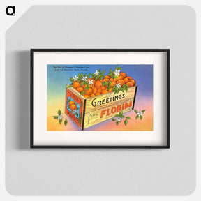 アートポスター-Florida Oranges
 - ボストン公共図書館 Poster.