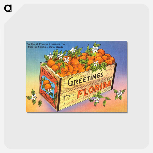 アートポストカード-Florida Oranges
 - ボストン公共図書館 Postcard.