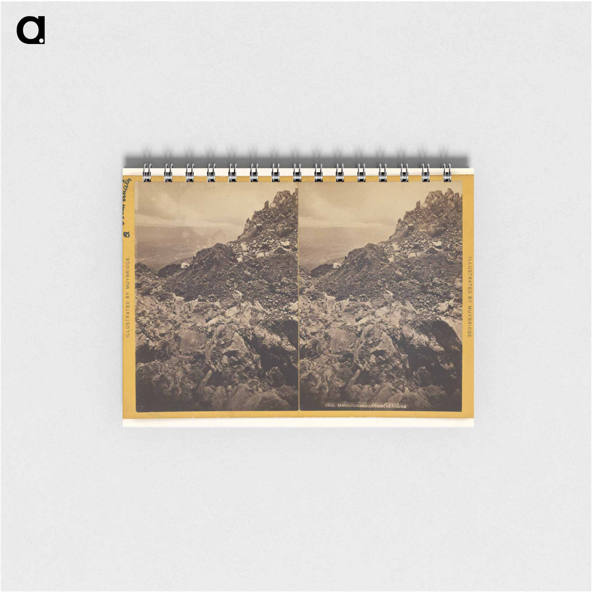 アートメモ帳-Quezaltenango, Crater of Volcan
 - エドワード マイブリッジ Memo.