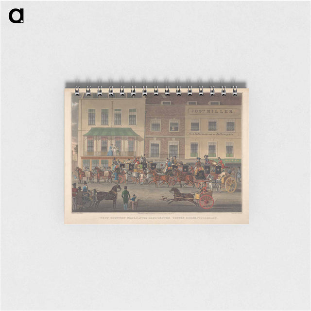アートメモ帳-West Country Mails at the Gloucester Coffee House, Piccadilly
 - イェール大学アートギャラリー Memo.
