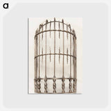 アートポストカード-Confessional Cage
 - バーンズ・コレクション Postcard.