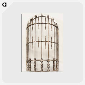アートポストカード-Confessional Cage
 - バーンズ・コレクション Postcard.