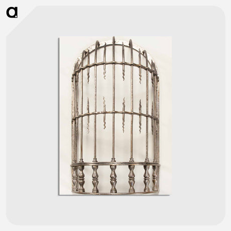 アートポストカード-Confessional Cage
 - バーンズ・コレクション Postcard.