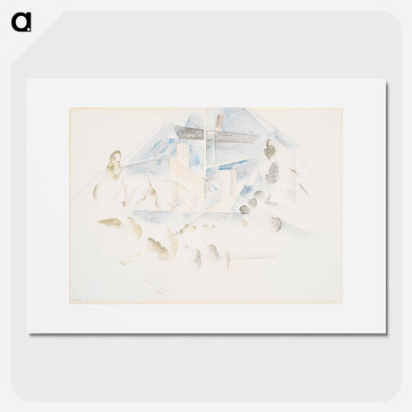 アートポスター-Bermuda, Masts and Foliage
 - バーンズ・コレクション Poster.