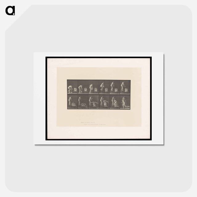 アートポストカード-The Water Pour
 - エドワード マイブリッジ Postcard.