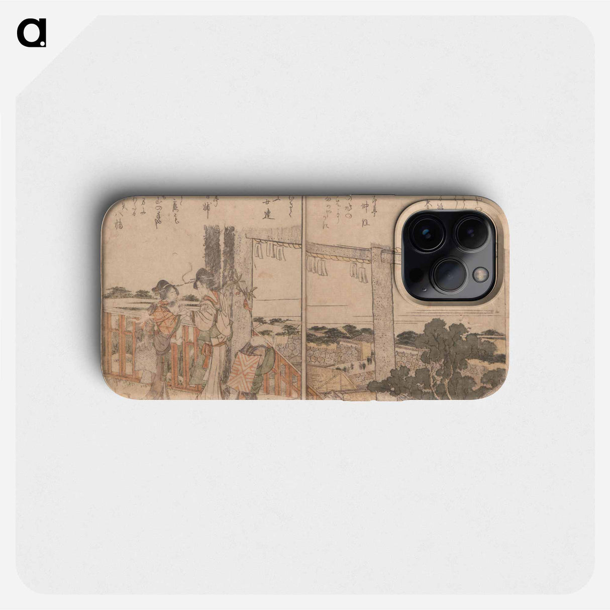 Mountain on Mountain - 葛飾 北斎 Phone Case.