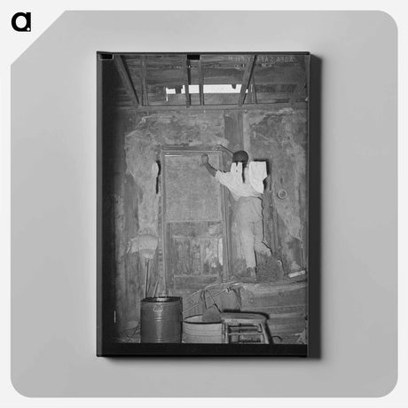 アートパネル-Meat Market Window
 - ラッセル リー Canvas.