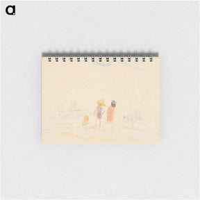 アートメモ帳-Two Women and Child on Beach
 - バーンズ・コレクション Memo.