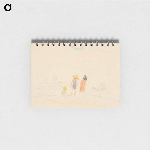 アートメモ帳-Two Women and Child on Beach
 - バーンズ・コレクション Memo.
