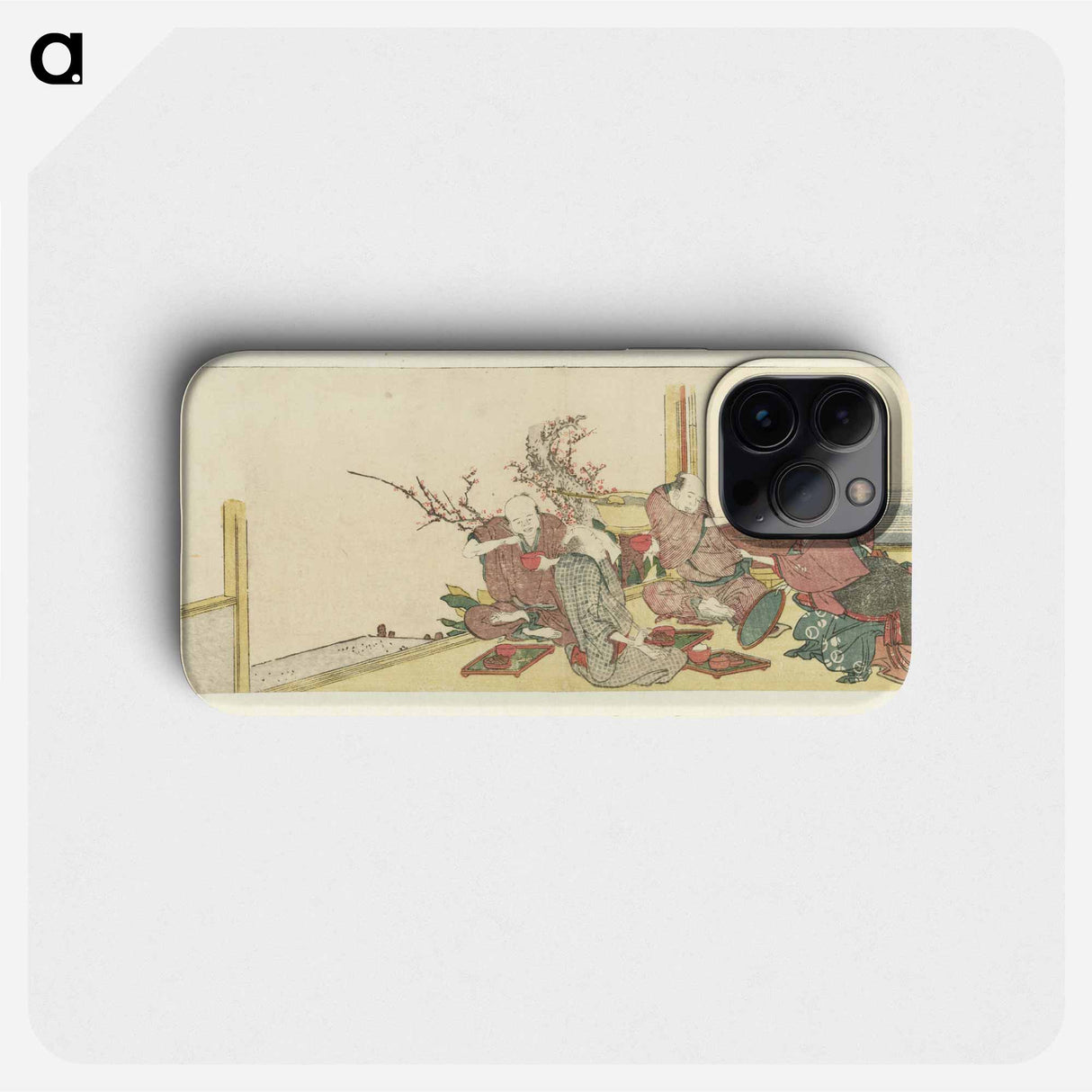 De pleisterplaats Mariko by Katsushika Hokusai - 葛飾 北斎 Phone Case.