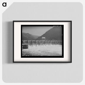 アートポスター-Gate Controlled Spillway Dam
 - ラッセル リー Poster.