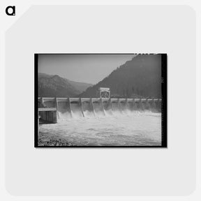 アートポストカード-Gate Controlled Spillway Dam
 - ラッセル リー Postcard.