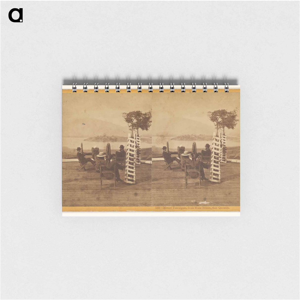 アートメモ帳-Mount Tamalpais, from State Prison, San Quentin
 - エドワード マイブリッジ Memo.