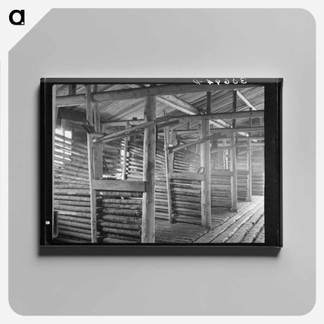 アートパネル-Roof Trusses Interior
 - ラッセル リー Canvas.