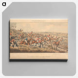 アートパネル-Fox Hunting [set of four]: Leicestershire 'Gaudet Equis Canisbusque'. No. 1. A Struggle for the Start
 - イェール大学アートギャラリー Canvas.