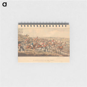 アートメモ帳-Fox Hunting [set of four]: Leicestershire 'Gaudet Equis Canisbusque'. No. 1. A Struggle for the Start
 - イェール大学アートギャラリー Memo.