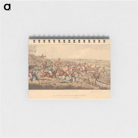 アートメモ帳-Fox Hunting [set of four]: Leicestershire 'Gaudet Equis Canisbusque'. No. 1. A Struggle for the Start
 - イェール大学アートギャラリー Memo.