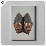 アートパネル-Helmet Mask
 - セントルイス美術館 Canvas.