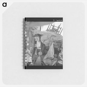 アートメモ帳-Migrant family outfit on U.S. 99 between Bakersfield, California, and the Ridge - ドロテア ラング Memo.