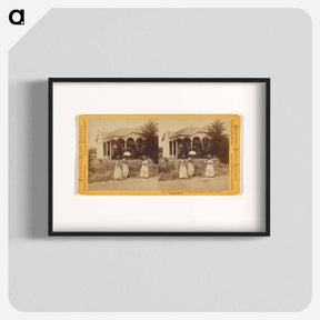 アートポスター-Calistoga Springs, Cottage in the Gardens of Hot Sulphur Springs Hotel
 - エドワード マイブリッジ Poster.