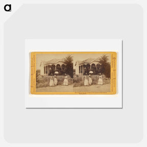 アートポストカード-Calistoga Springs, Cottage in the Gardens of Hot Sulphur Springs Hotel
 - エドワード マイブリッジ Postcard.