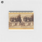 アートメモ帳-Calistoga Springs, Cottage in the Gardens of Hot Sulphur Springs Hotel
 - エドワード マイブリッジ Memo.