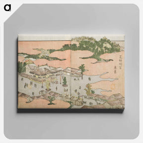 アートパネル-Hokusai's Picture Book of the Pleasures of the East - 葛飾 北斎 Canvas.
