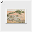 アートポストカード-Hokusai's Picture Book of the Pleasures of the East - 葛飾 北斎 Postcard.