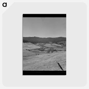 アートポストカード-Park County Cattle Ranch
 - ラッセル リー Postcard.