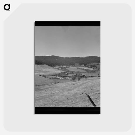 アートポストカード-Park County Cattle Ranch
 - ラッセル リー Postcard.