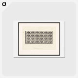 アートポストカード-Buffalo Walking
 - エドワード マイブリッジ Postcard.