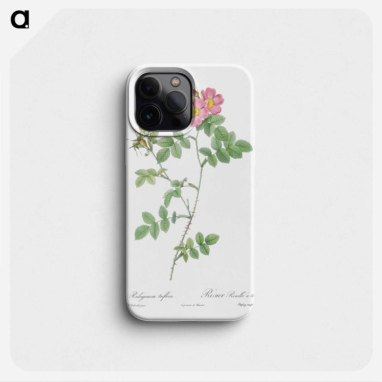 Sweetbriar - Pierre Joseph Redouté Phone Case.