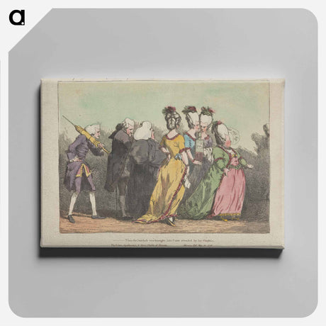 アートパネル-Iphigenia's Late Procession from Kingston to Bristol
 - イェール大学アートギャラリー Canvas.
