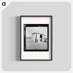 アートポスター-Laundry facilities for ten cabins at Arkansawyers auto camp, Salinas Valley, California - ドロテア ラング Poster.