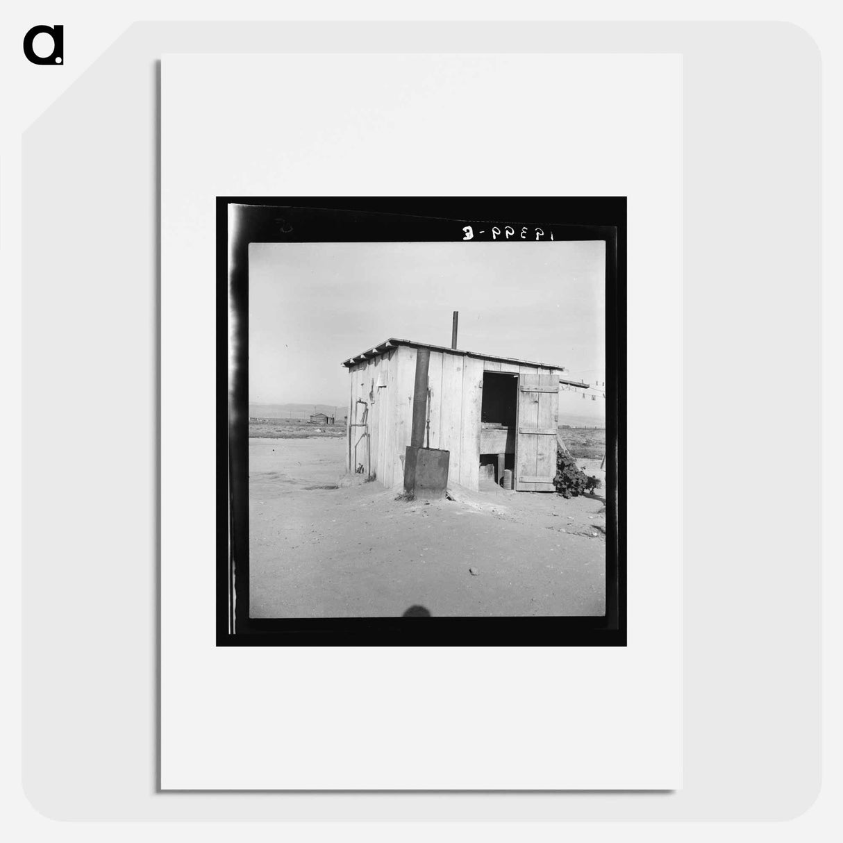 Laundry facilities for ten cabins at Arkansawyers auto camp, Salinas Valley, California - Dorothea Lange Poster.