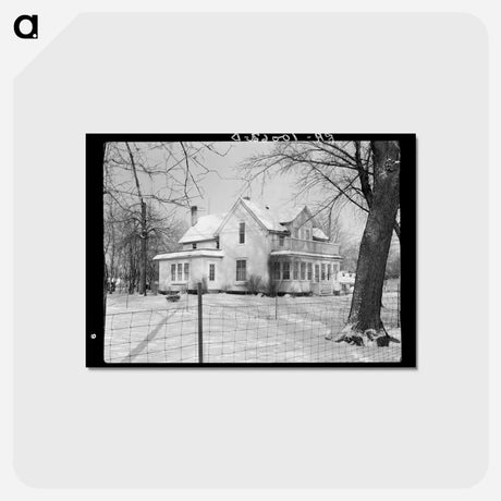 アートポストカード-Levi Mills Farm
 - ラッセル リー Postcard.